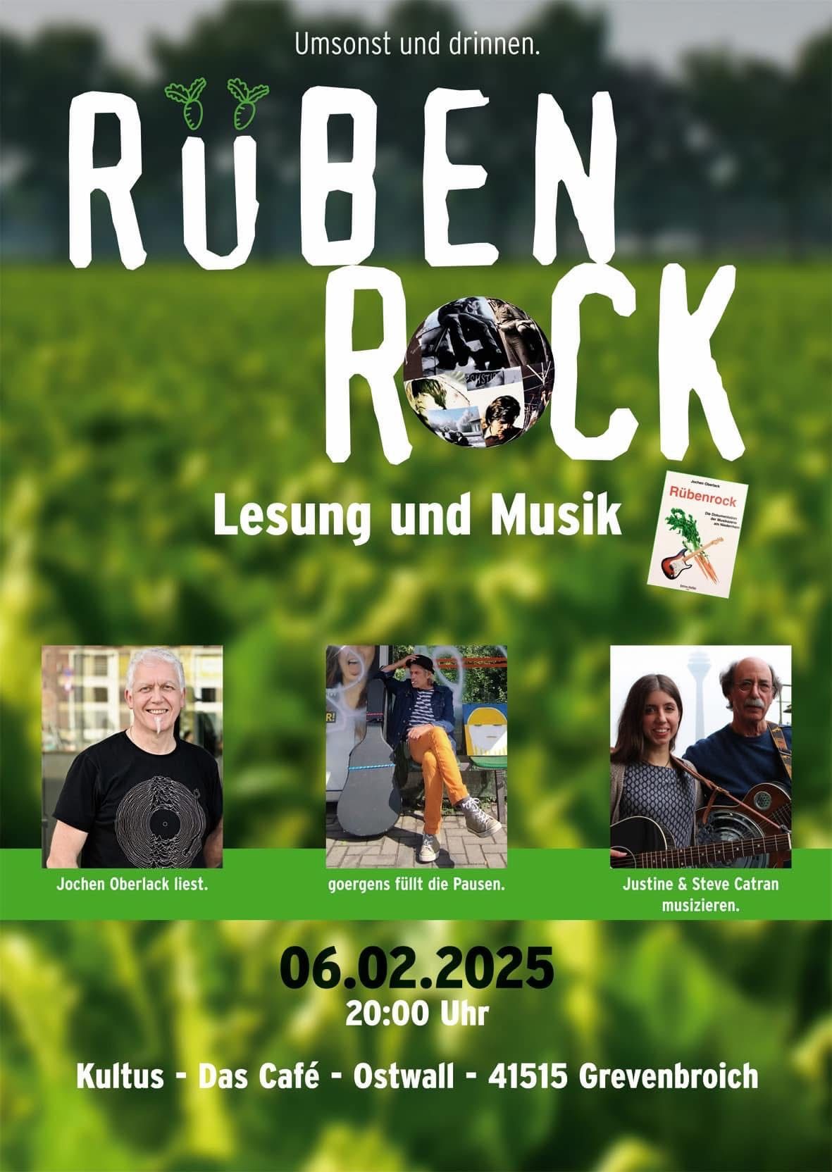 R\u00dcBENROCK Folk Special - Lesung und Musik