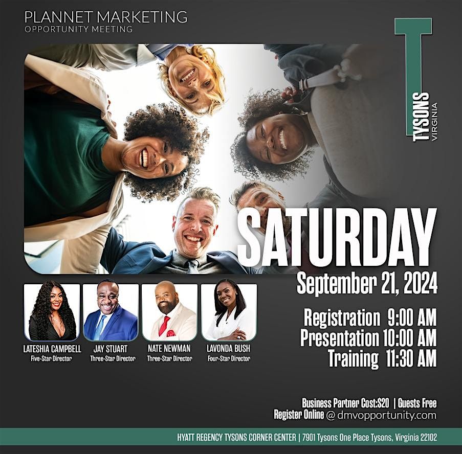 PlanNet Marketing DMV Opportunity Meeting