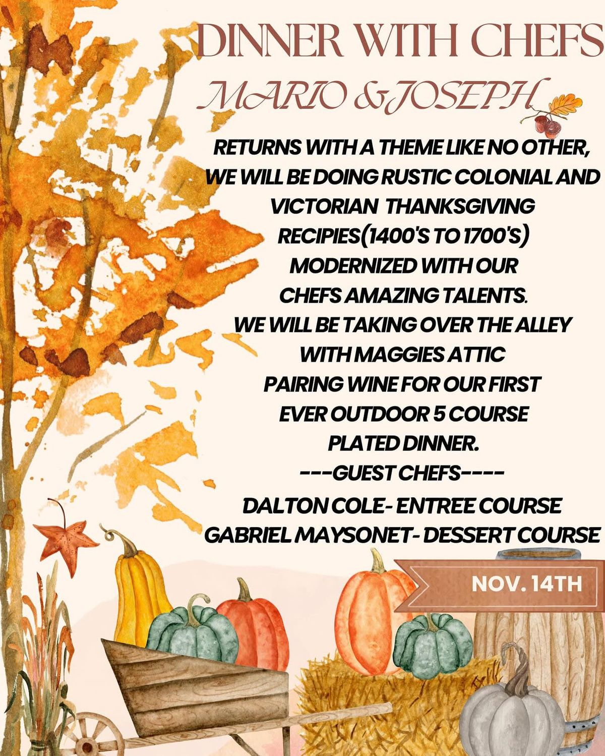 A Rustic Colonial & Victorian Thanksgiving Dinner