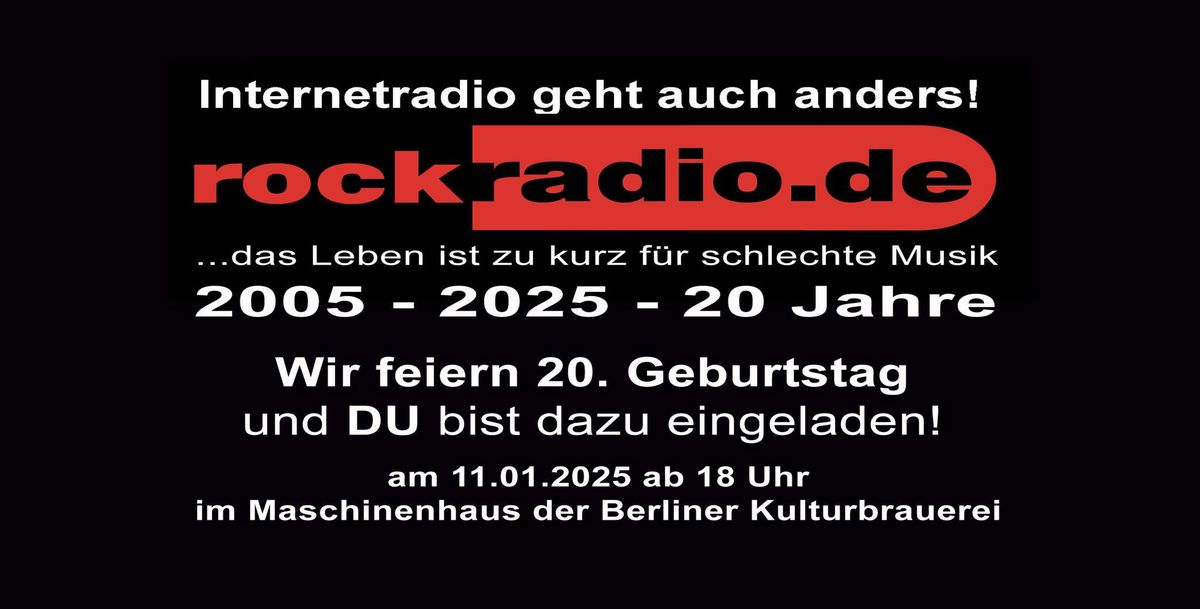 20 Jahre rockradio de