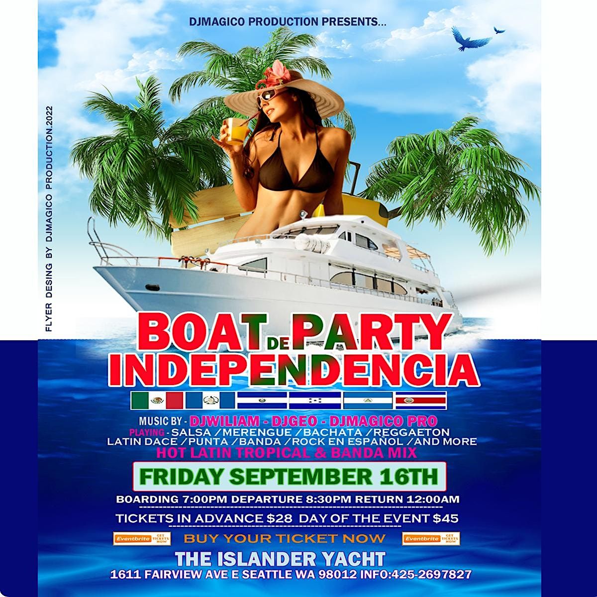 BOAT PARTY DE INDEPENDENCIA!!