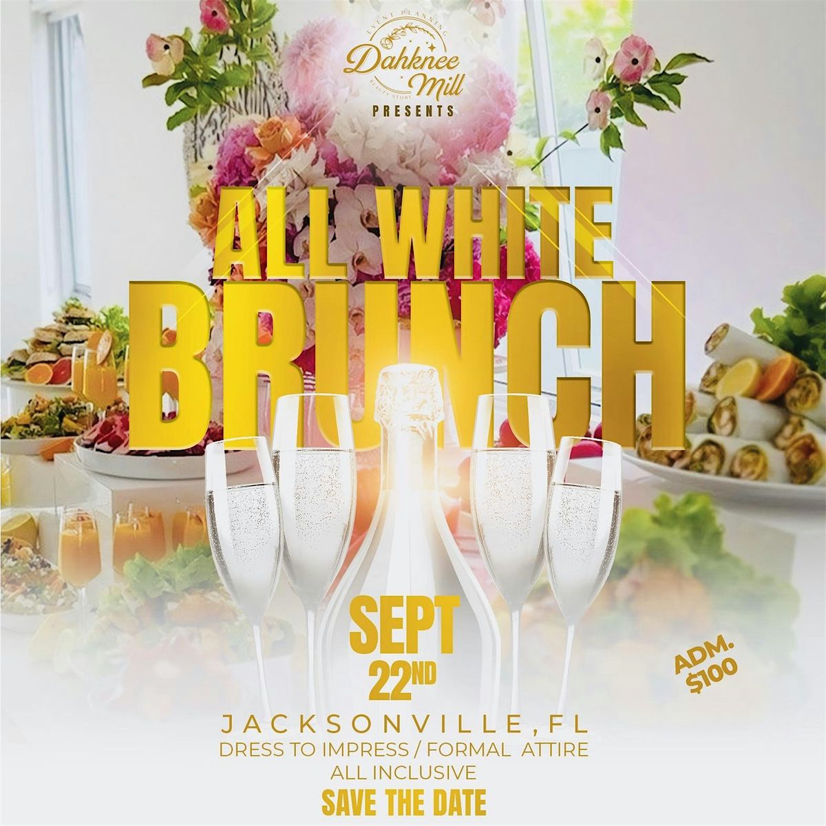 All white Brunch