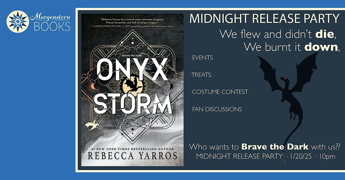 ONXY STORM Midnight Release Party!