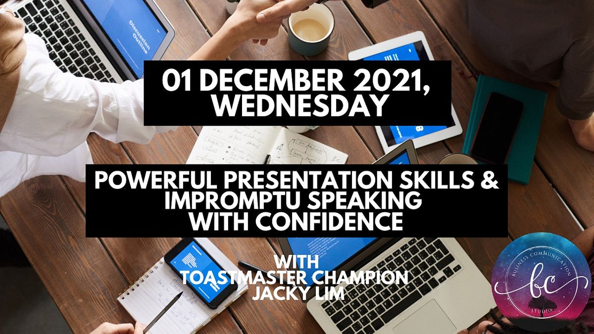 1-Day Powerful Presentation Skills & Impromptu Speaking with Confidence