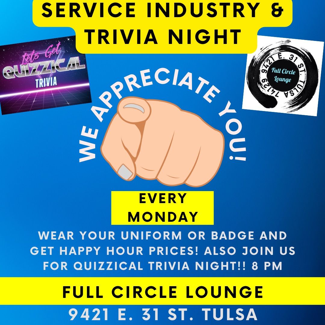 Trivia and Service Industry Night