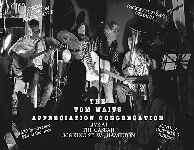 TOM WAITS APPRECIATION CONGREGATION *Back-By-Popular-Demand* @ CASBAH