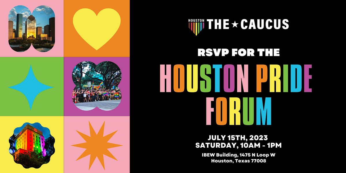 Pride Forum for the 2023 Houston Municipal Elections