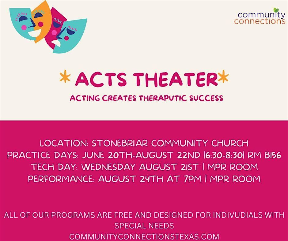 ACTS Theater- for individuals with special needs