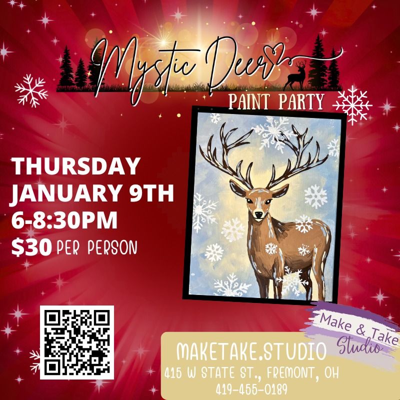 Mystic Deer Paint Class