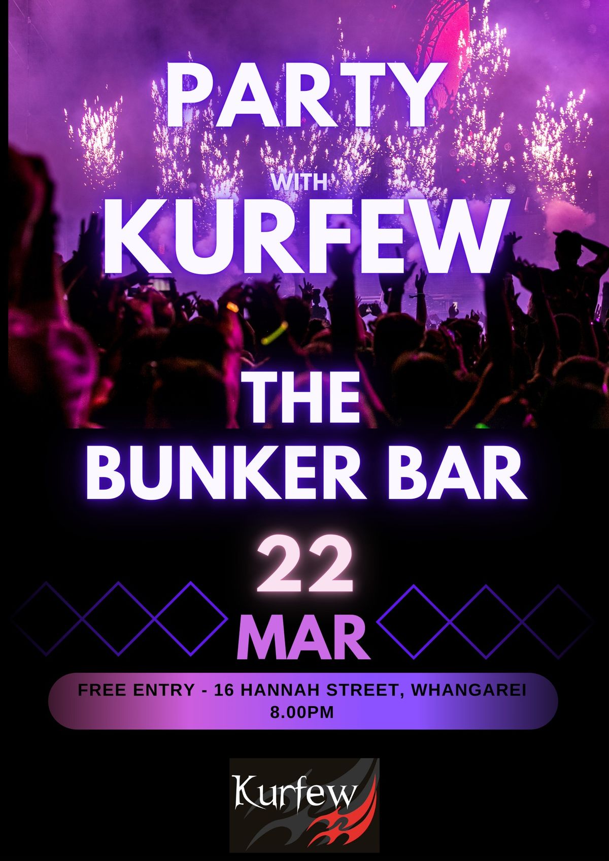 Party with Kurfew at The Bunker Bar