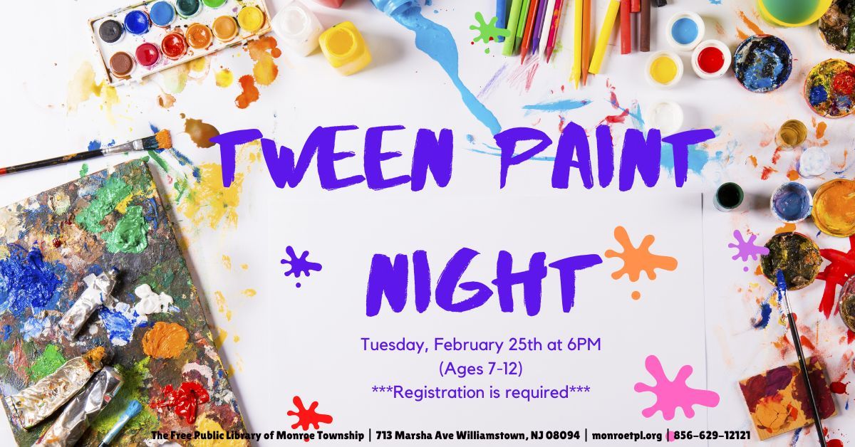 Tween Paint Night