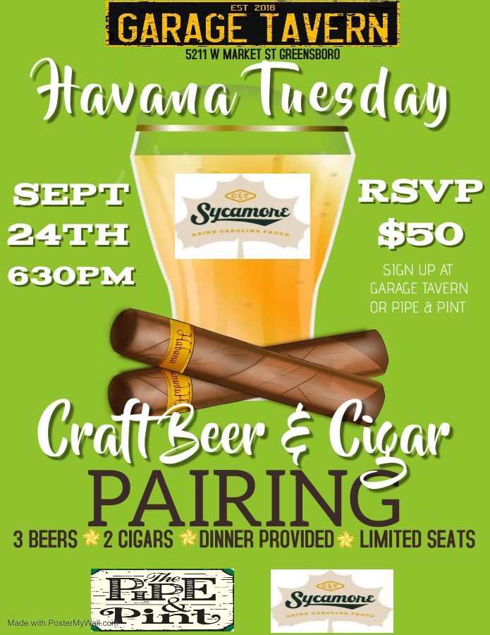 SIP & SMOKE- CRAFT BEER AND CIGAR PAIRING