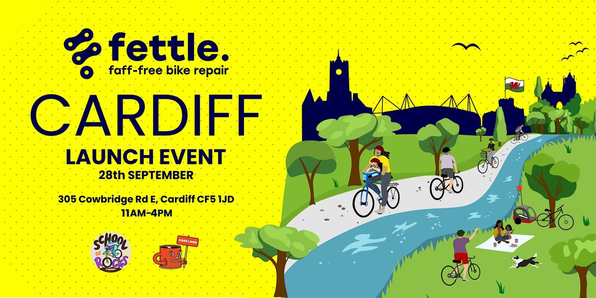 Fettle Bike Repair Launch Event in Cardiff