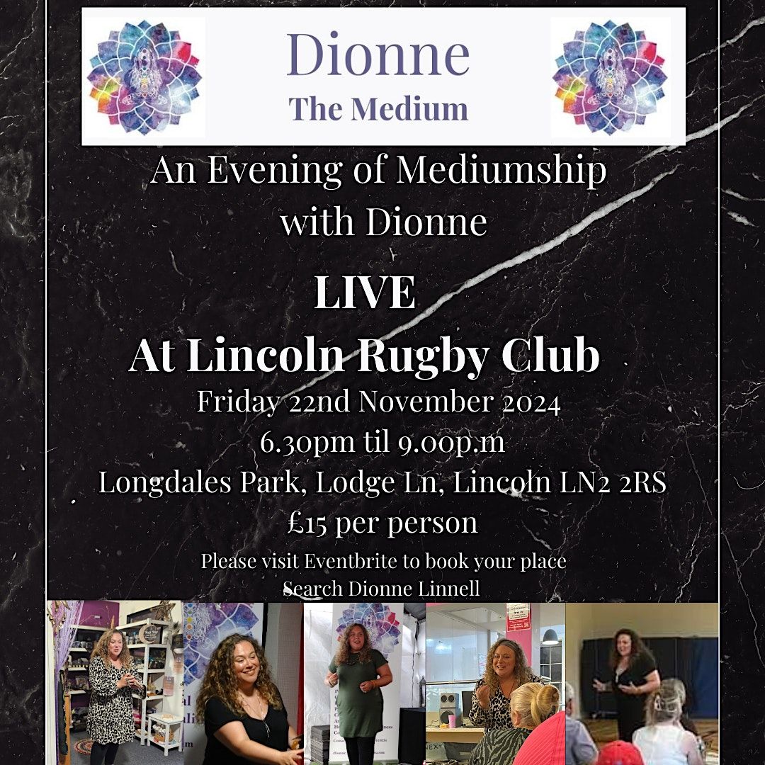 An Evening of Mediumship with Dionne Linnell at Lincoln Rugby Football Club