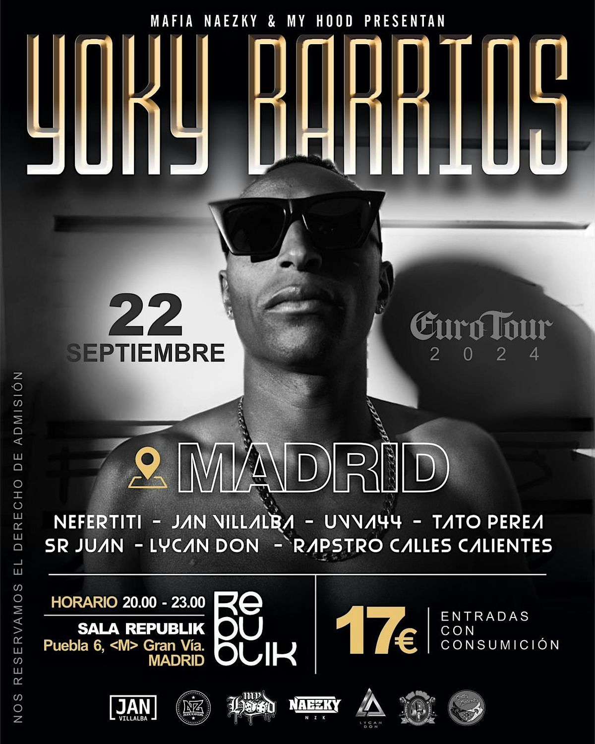 Yoky Barrios en Madrid