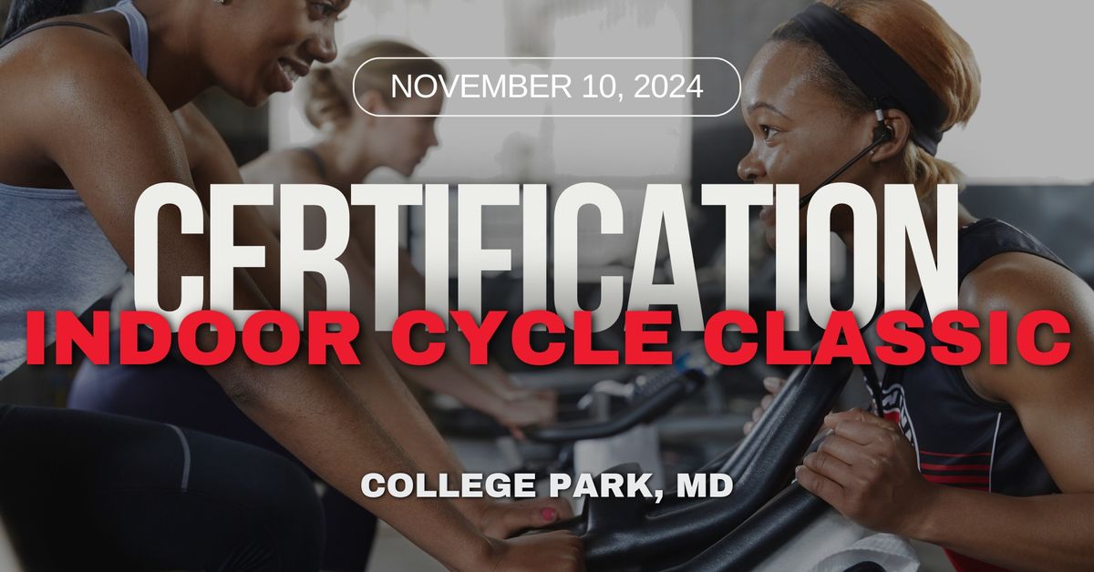 Schwinn\u00ae Indoor Cycling Classic Certification