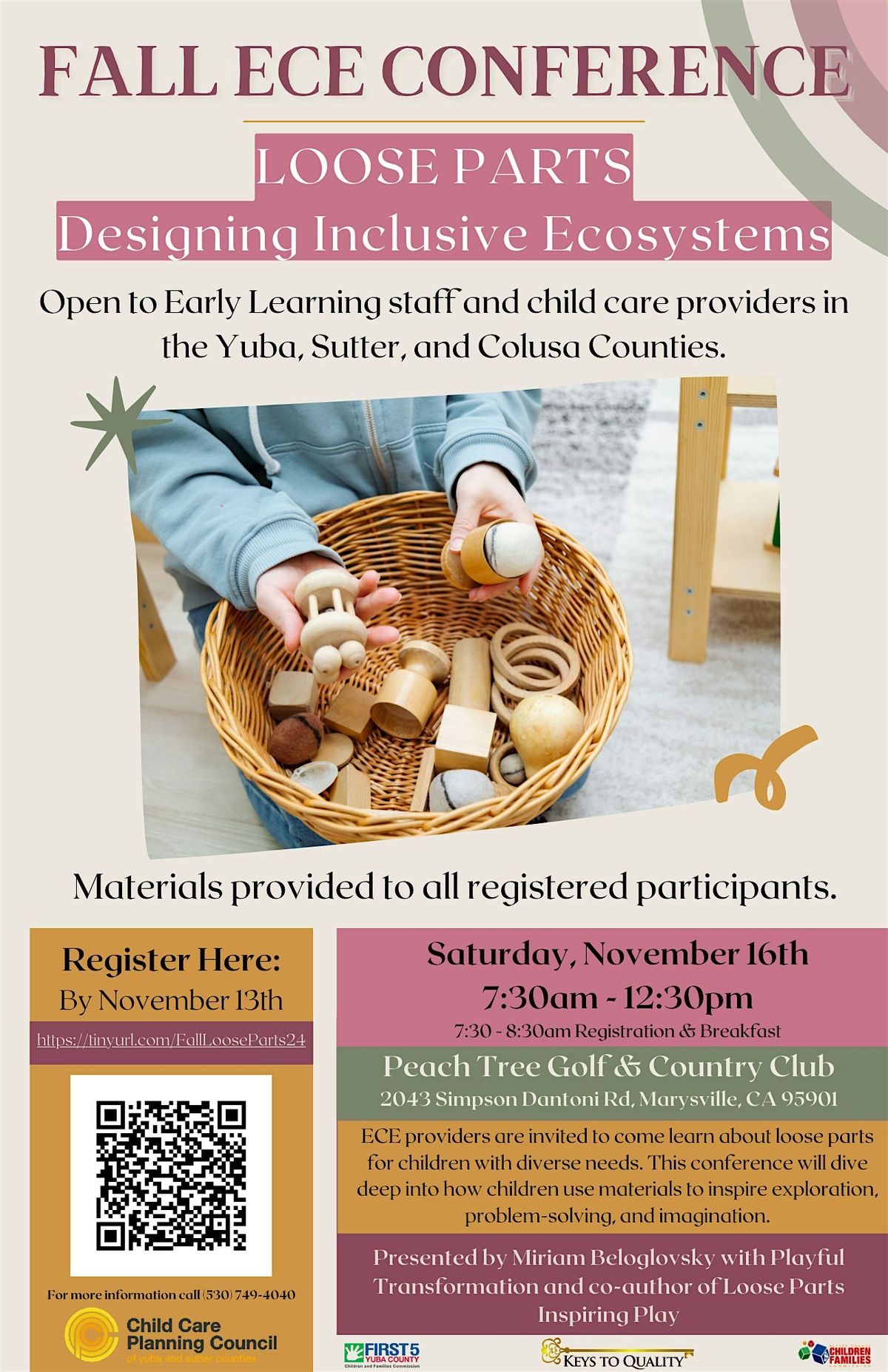 Fall ECE Conference - Loose Parts Designing Inclusive Ecosystems