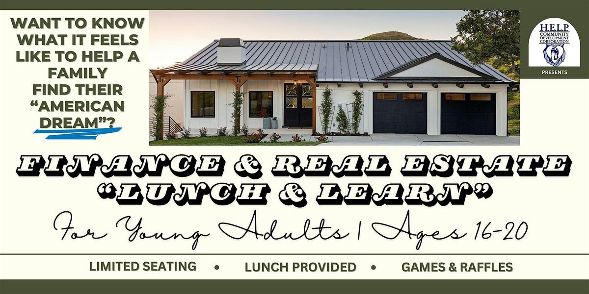 Finance & Real Estate "Lunch & Learn" for Young Adults