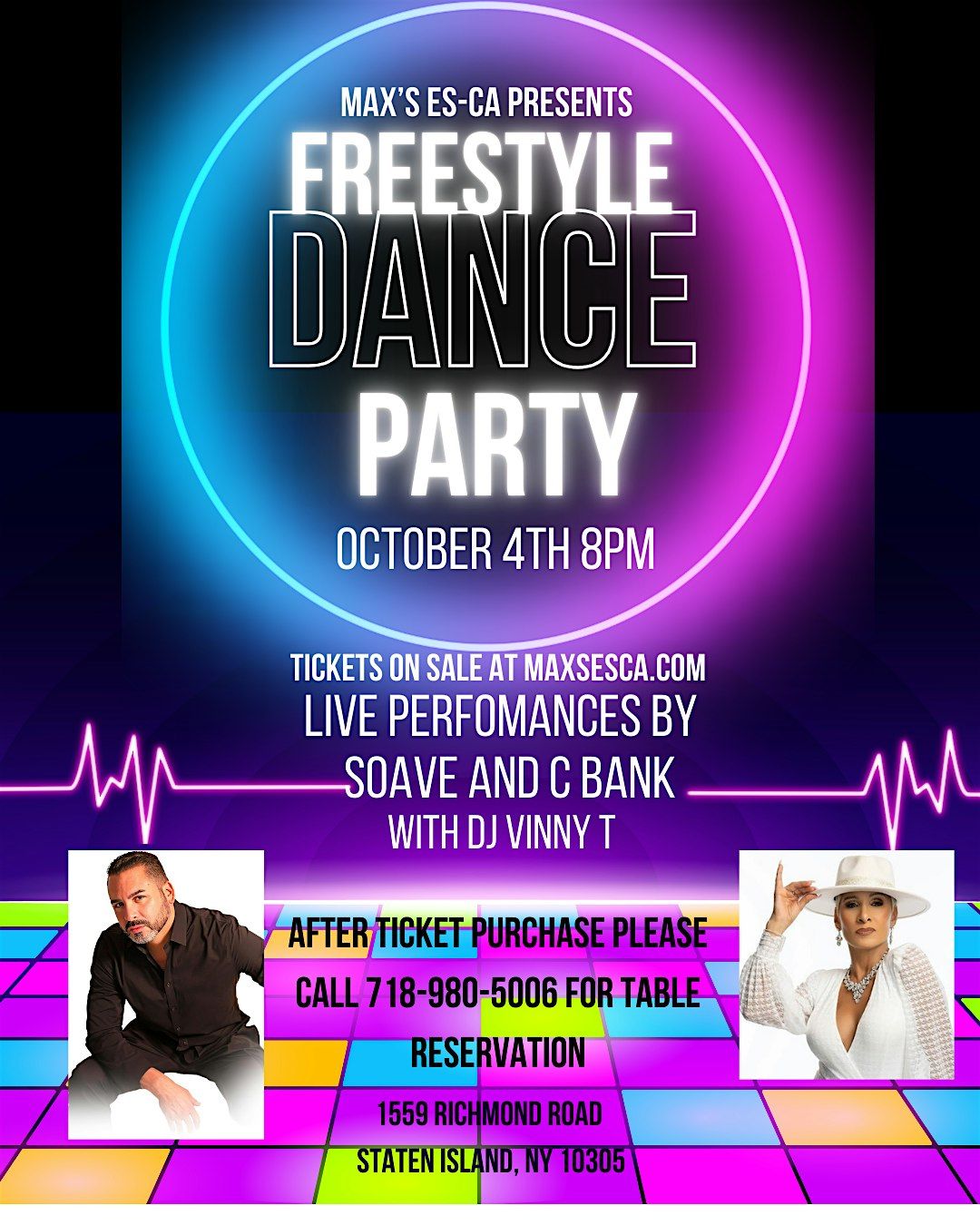 Freestyle Dance Party at Max\u2019s Es-Ca