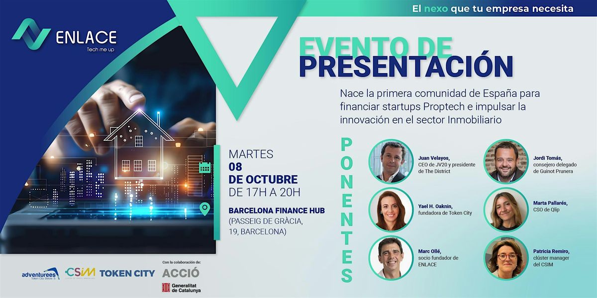 Presentaci\u00f3n de la primera comunidad de Espa\u00f1a en financiaci\u00f3n Proptech