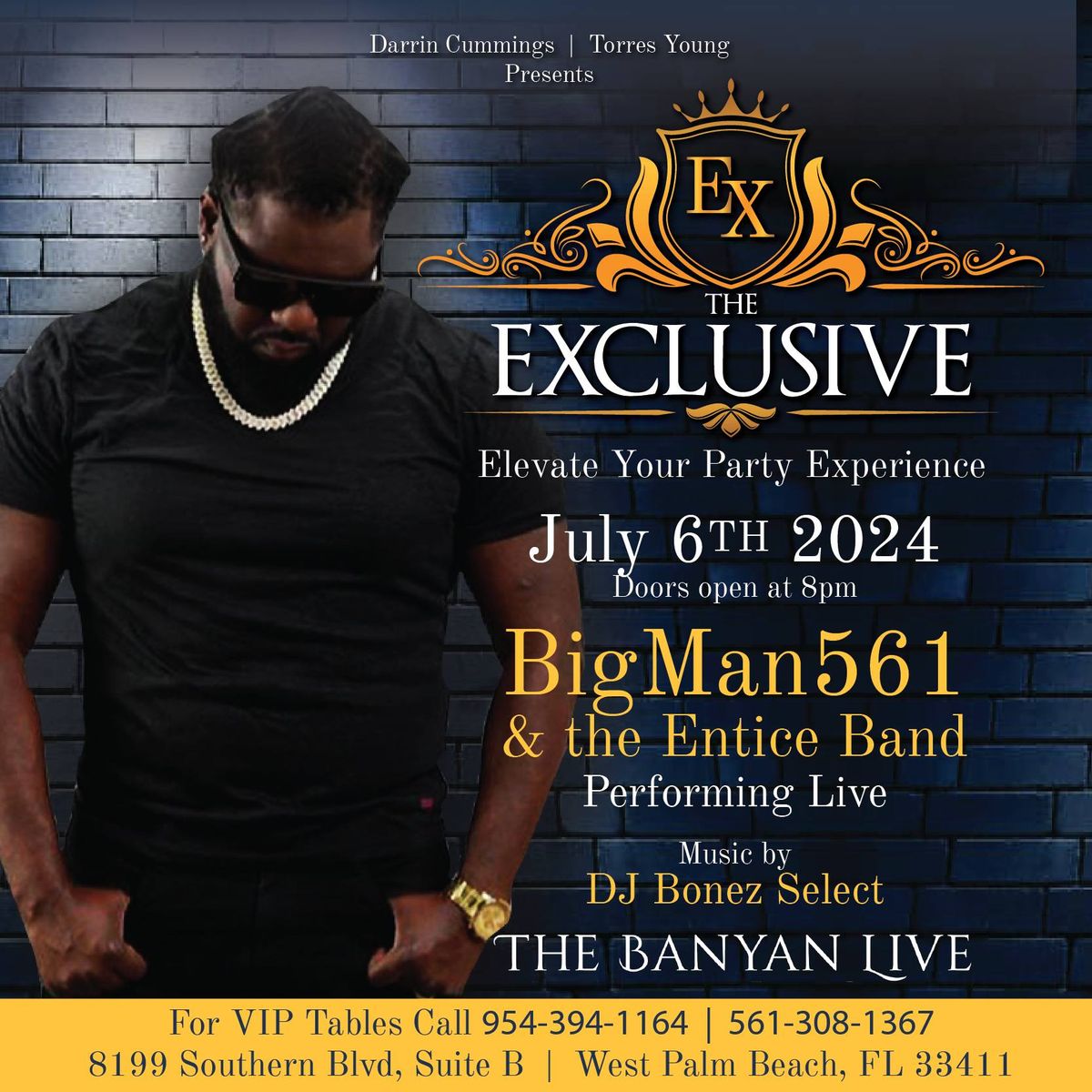 Big Man 561 Live at The Exclusive WPB