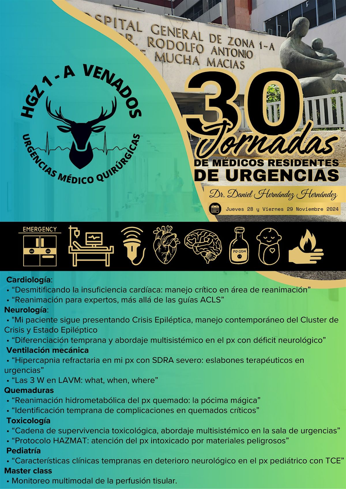 30 Jornadas de M\u00e9dicos Residentes de Urgencias