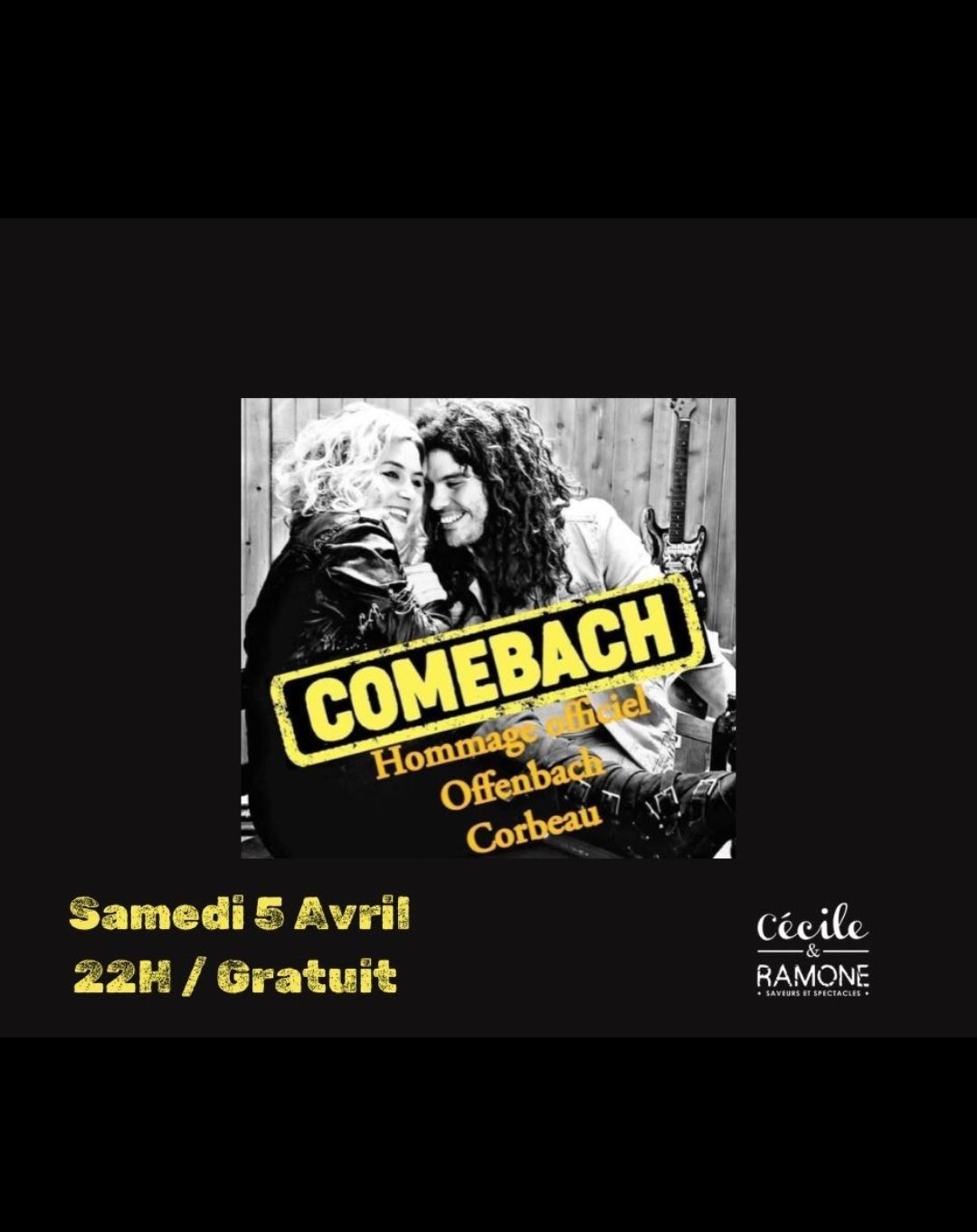 HOMMAGE - OFFENBACH + CORBEAU par COMEBACH