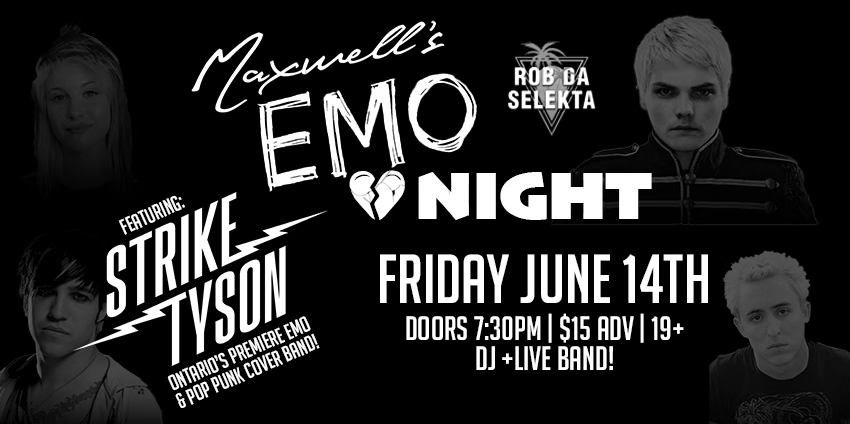Emo Night ft. Strike Tyson at Maxwell's