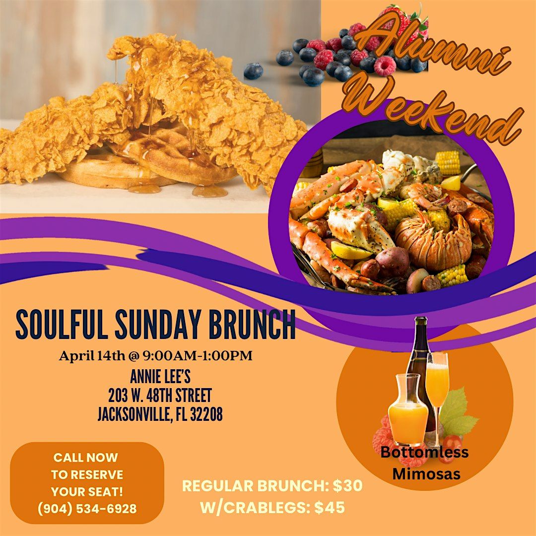 EDWARD WATERS SOULFUL SUNDAY BRUNCH - RESERVATION ONLY