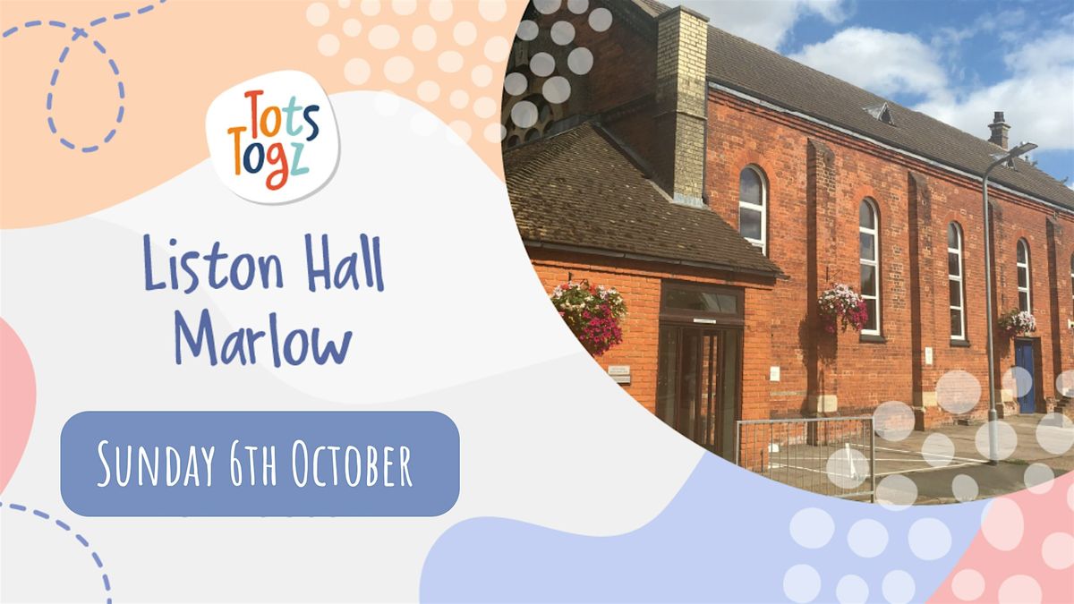 Tots Togz Sale Marlow Sunday 6th  October 2024