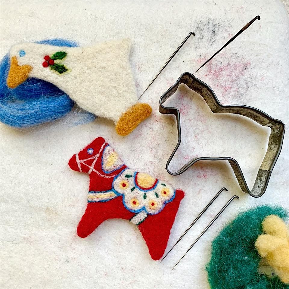 Needle Felted Wool Ornaments with Erin Carlson