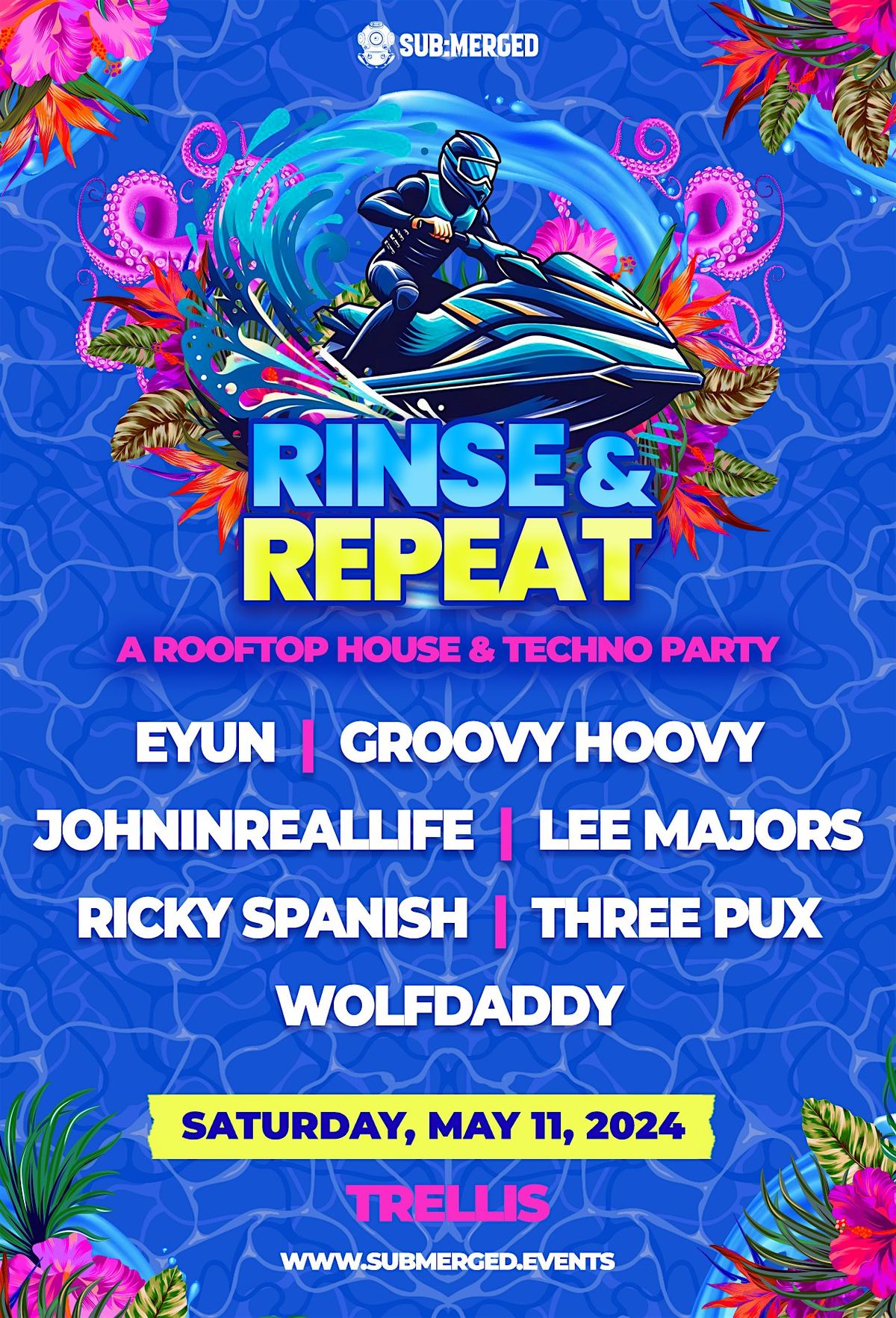 Rinse & Repeat: A Rooftop House & Techno Party