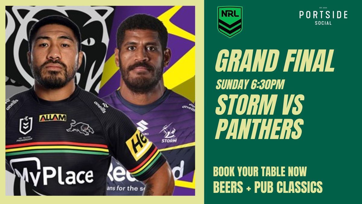 NRL GRAND FINAL | STORM VS PANTHERS