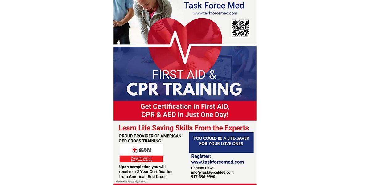 PEDIATRIC FIRST AID/CPR/AED TRAINING AND CERTIFICATION Task