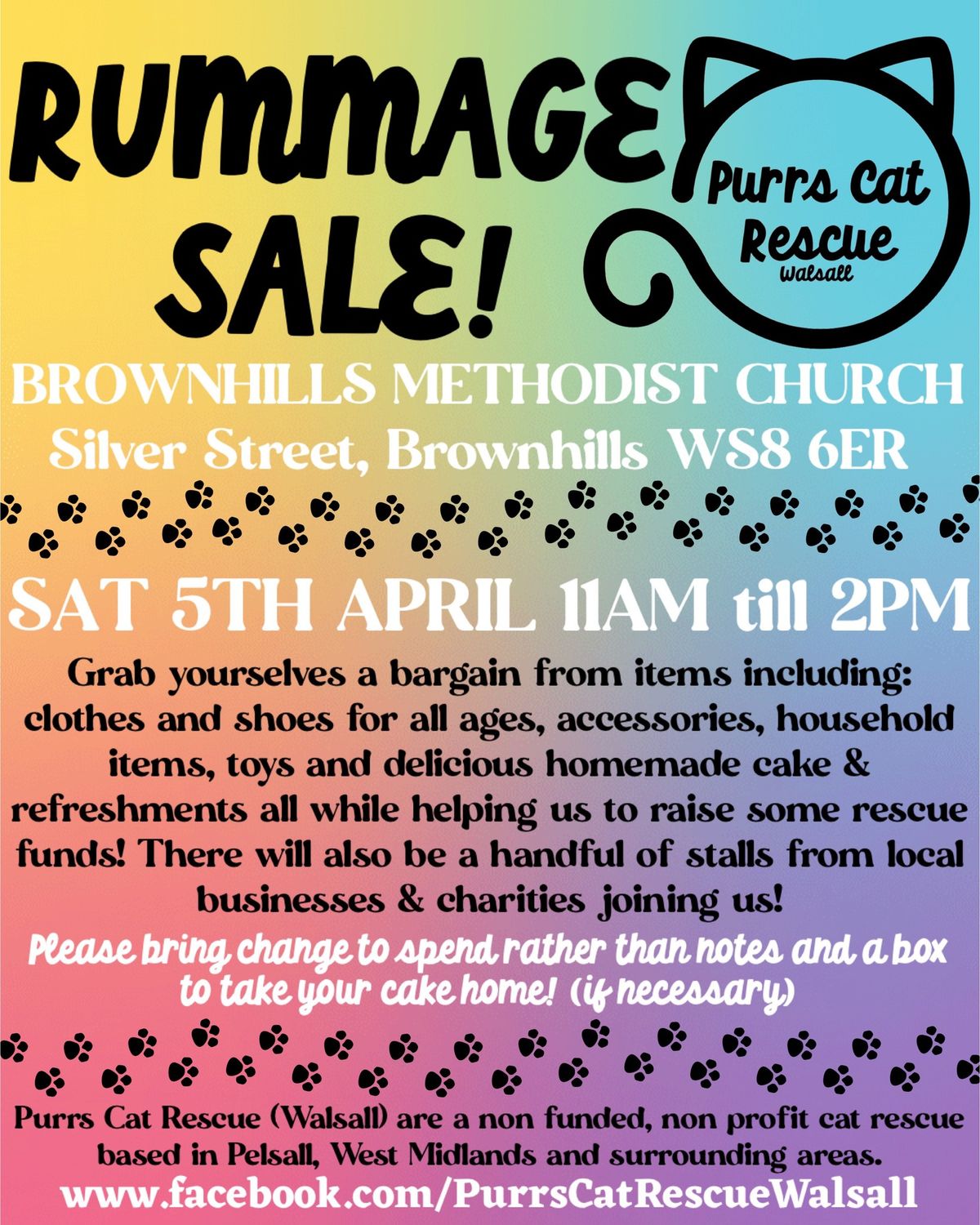 Purrs Rummage Sale 