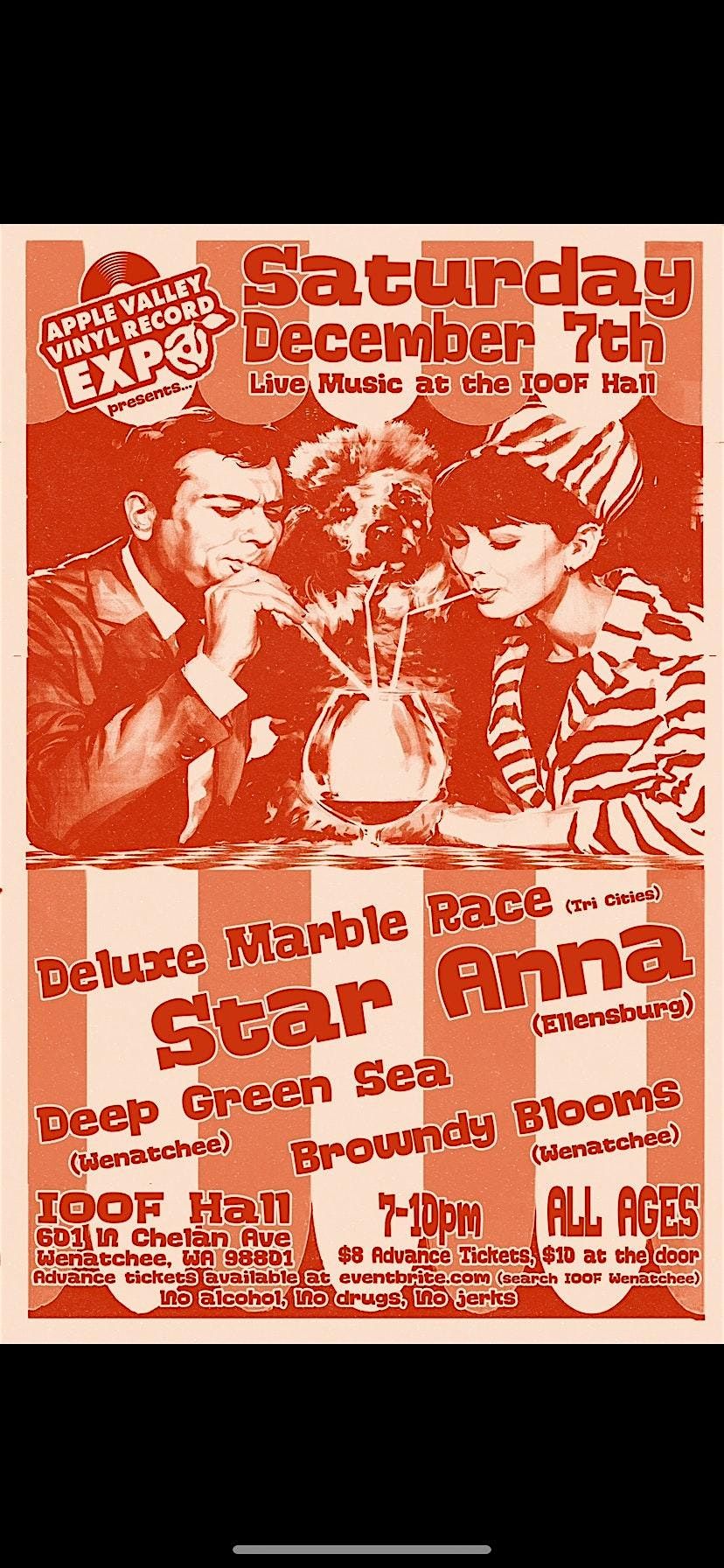 Live music: Deluxe Marble Race, Star Anna, Deep Green Sea & Browndy Blooms