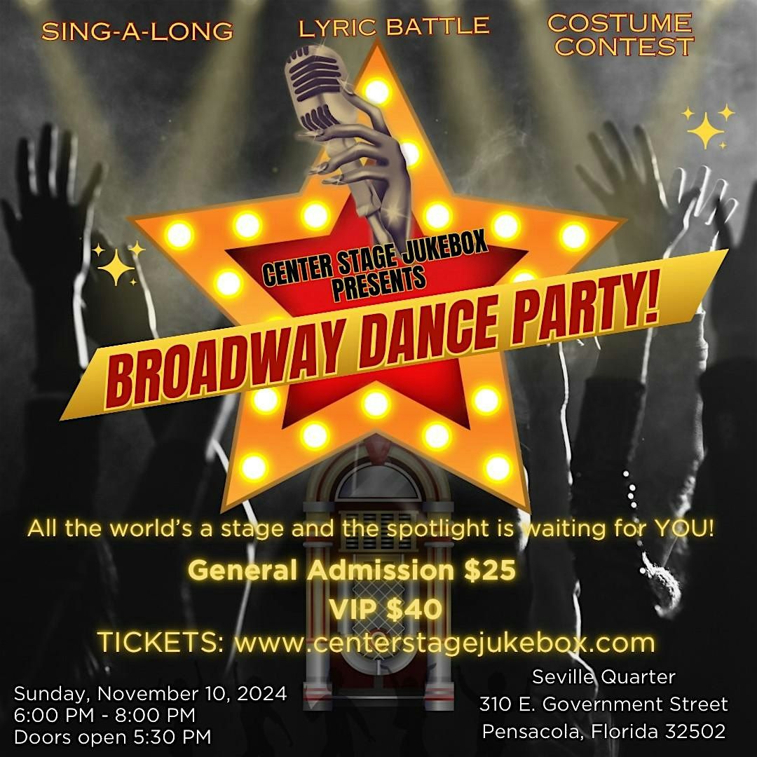 BROADWAY DANCE PARTY!