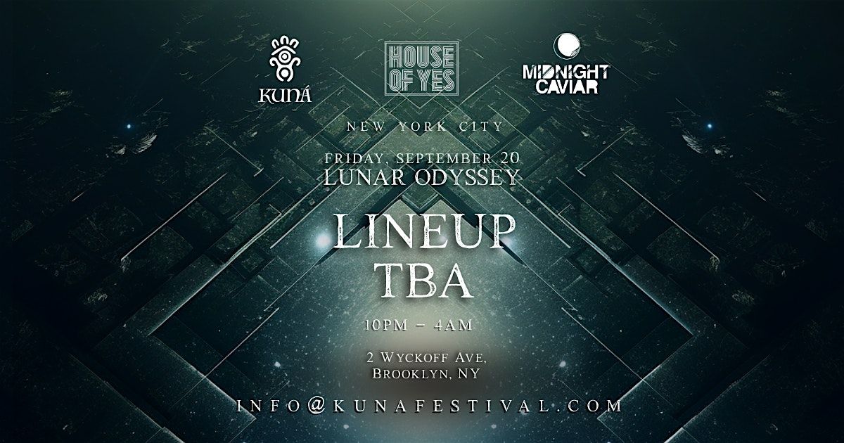 LUNAR ODYSSEY: Midnight Caviar x Kuna