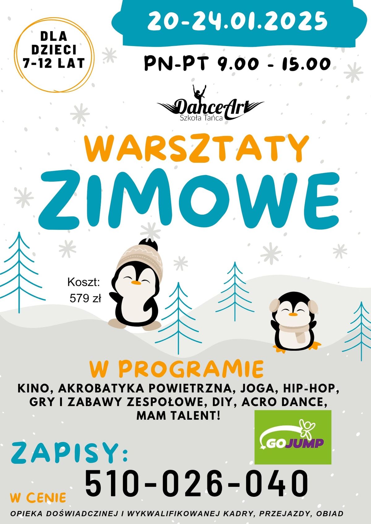 WARSZTATY ZIMOWE DANCEART