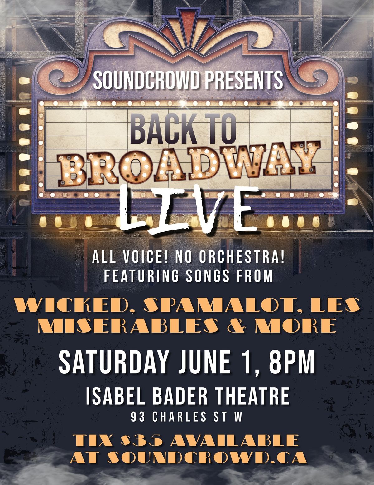 SoundCrowd Presents: Back to Broadway LIVE