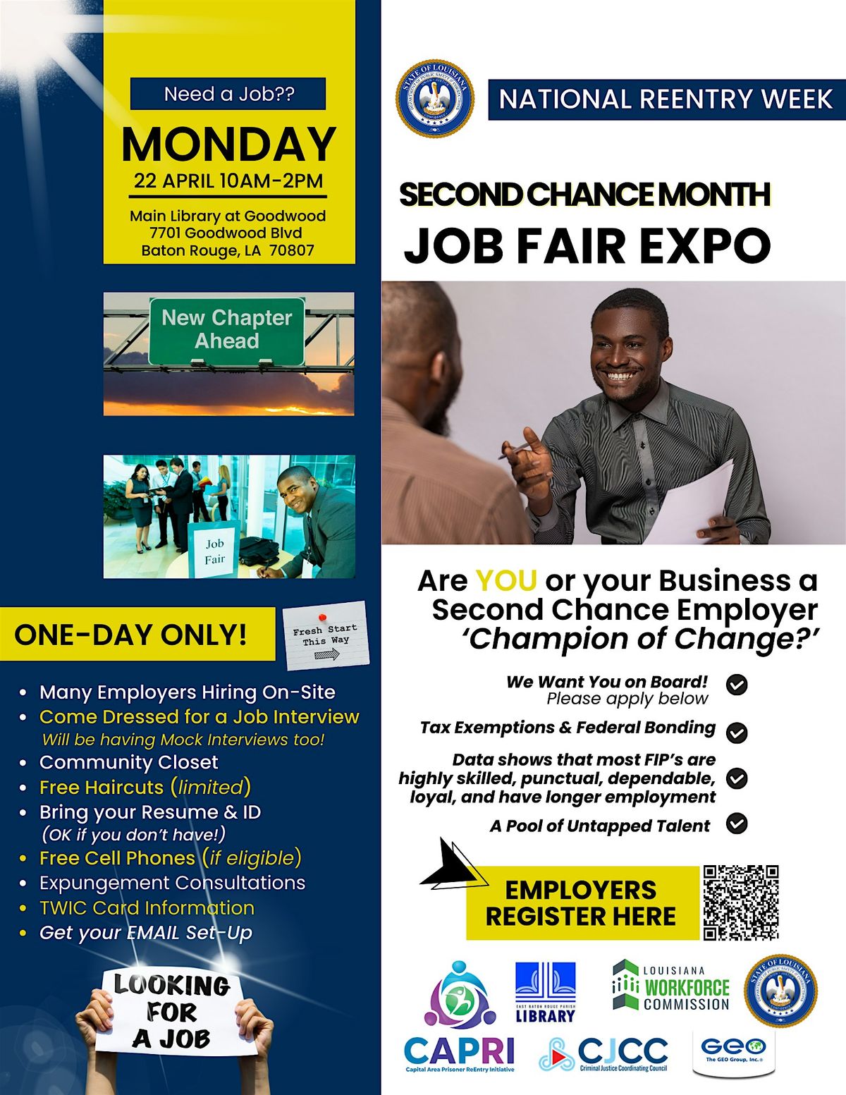 Second Chance Job Fair EXPO
