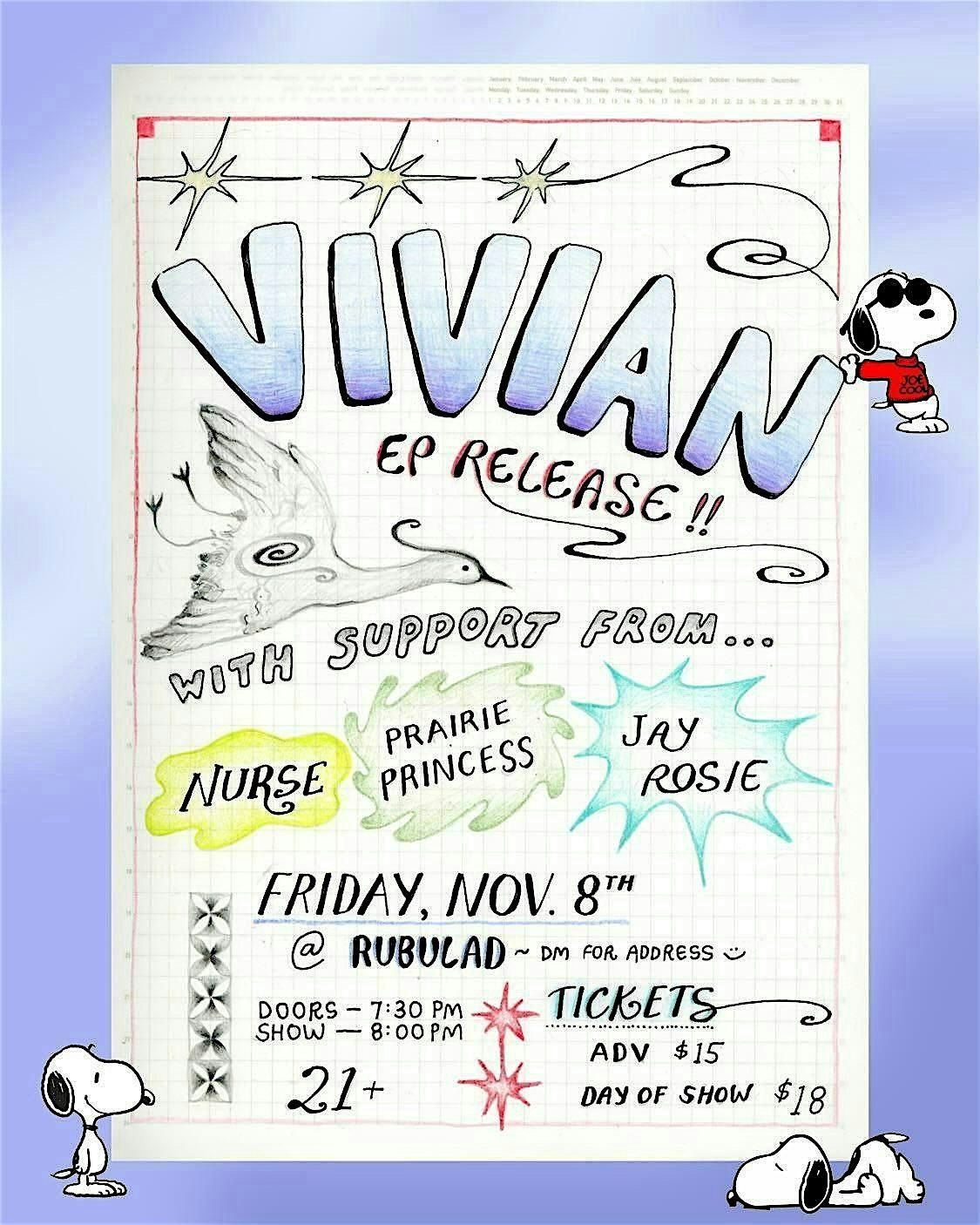 Vivian EP Release Show @ Rubulad