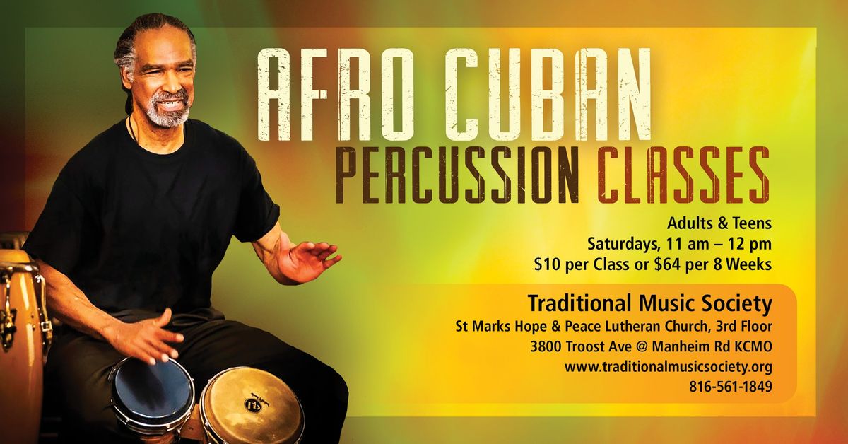Afro Cuban Percussion Classes 