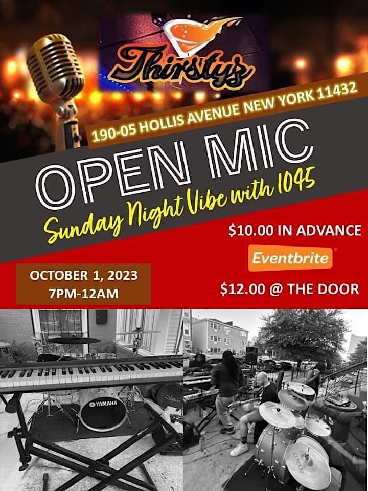 Open Mic Sunday Night Vibe With 1045