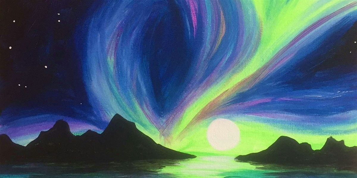 Northern Night Lights - Paint and Sip by Classpop!\u2122