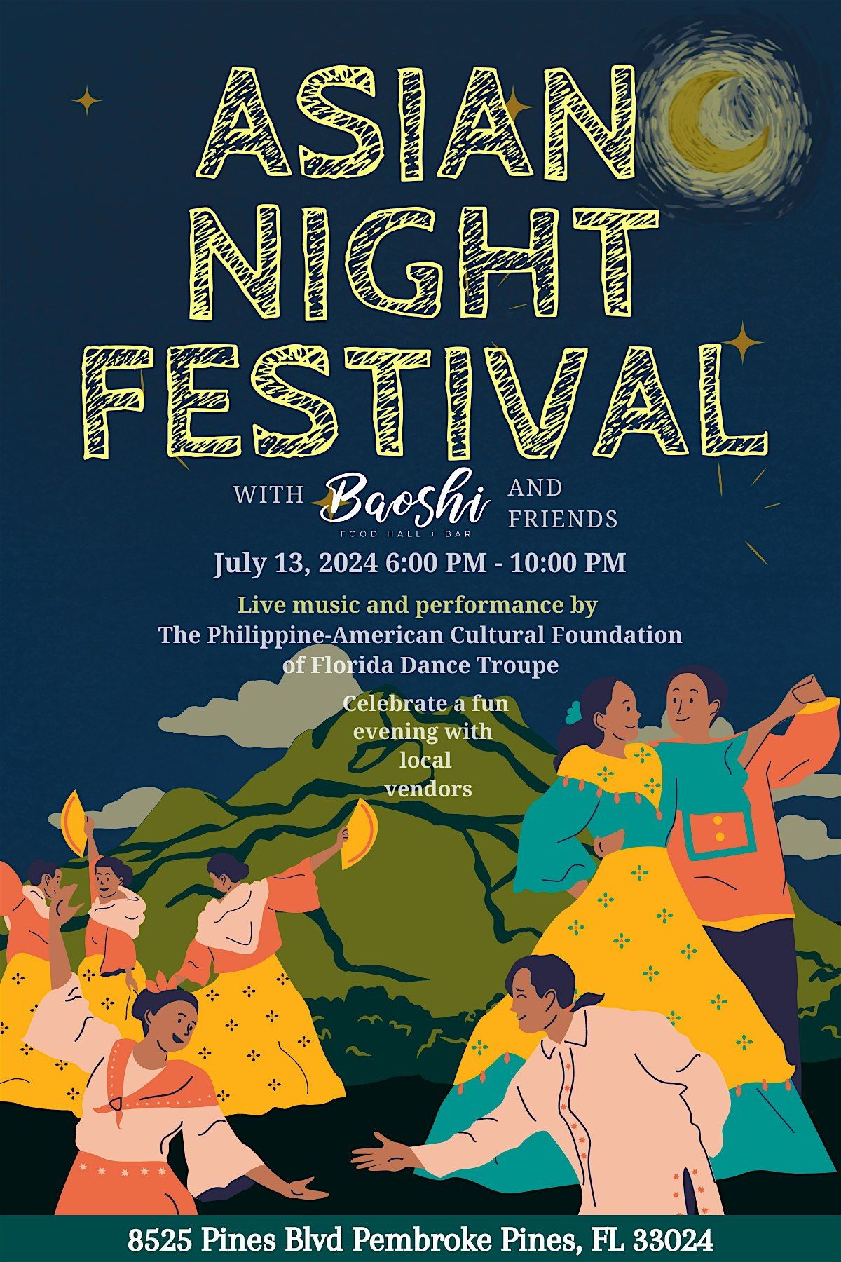 Asian Night festival with Baoshi & Friends!