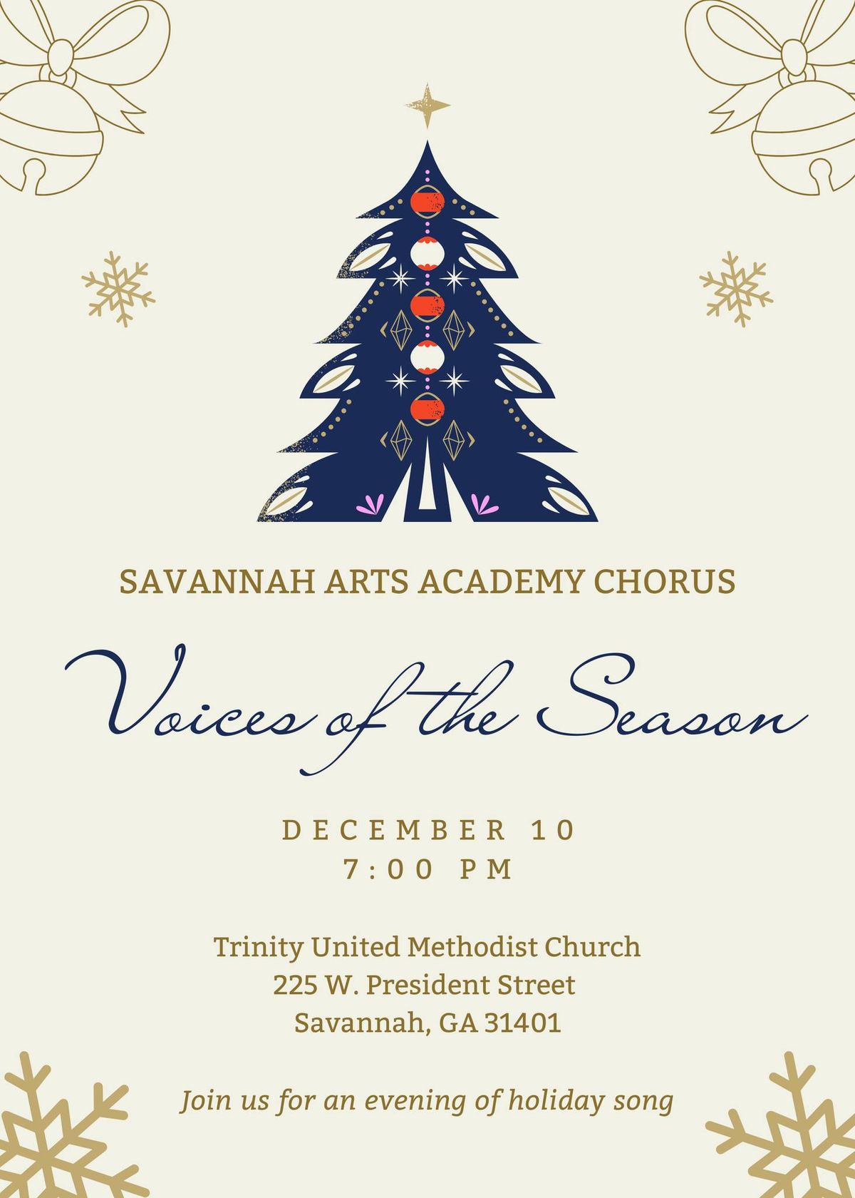 Savannah Arts Academy Chorus - Voices of the Season 