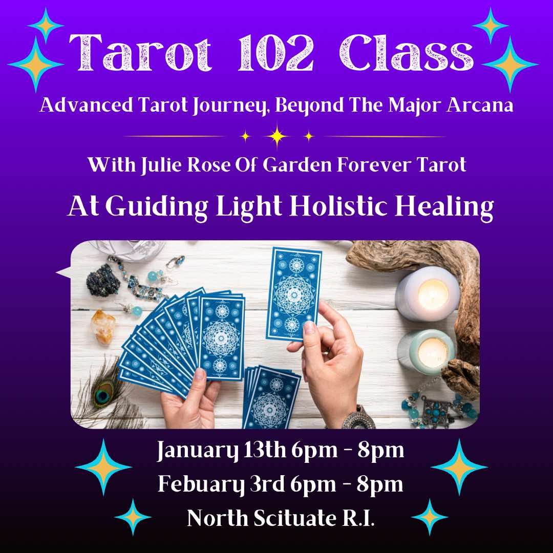 Advanced Tarot Journey 102: Beyond the Major Arcana (2 part class 1\/13\/25 and 2\/03\/25