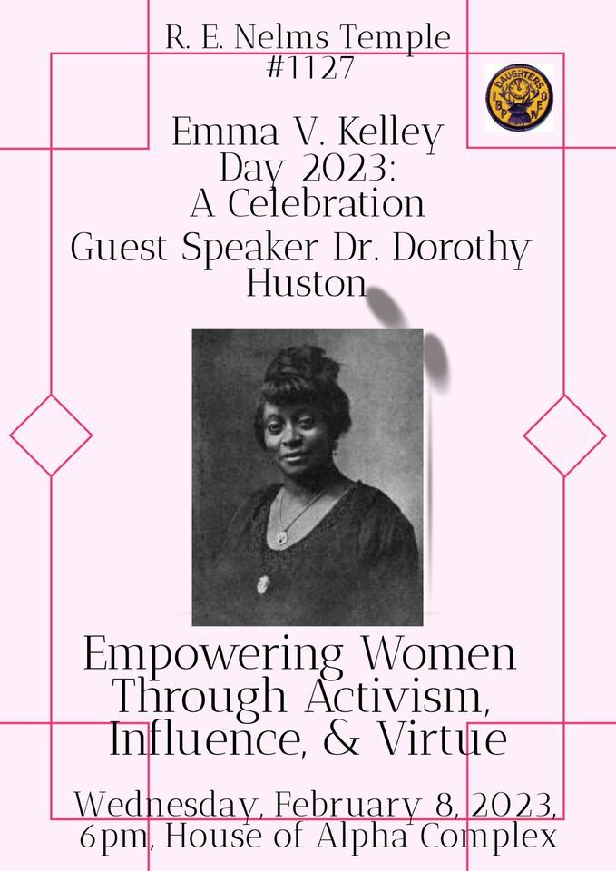 Emma V. Kelley Day 2023 Presented by R. E. Nelms Temple #1127