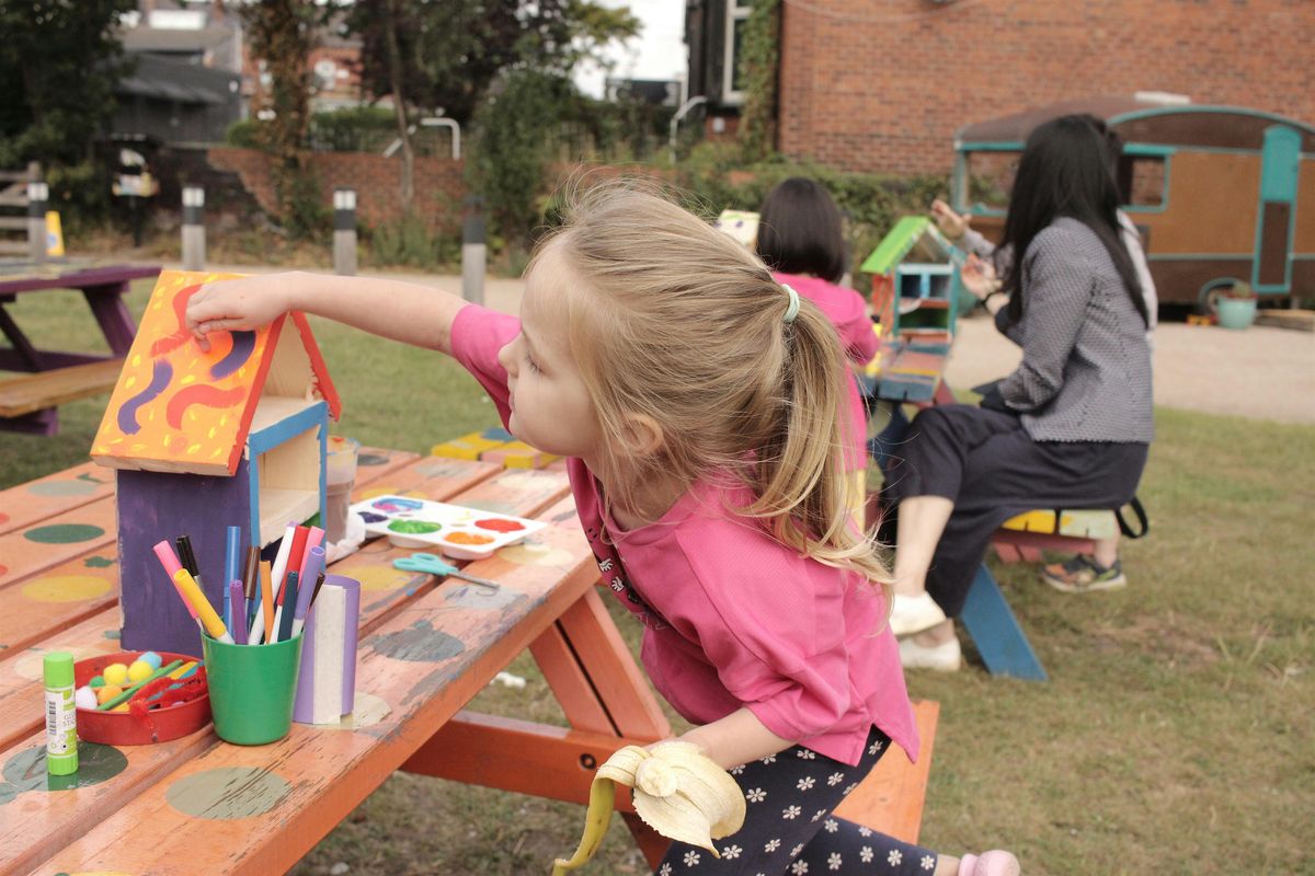 Paint Your Own Bug Hotel Or Bird House Workshop